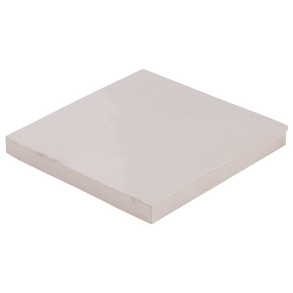 Zelora Cloud White 4x4 Zellige Look Glossy Ceramic Tile
