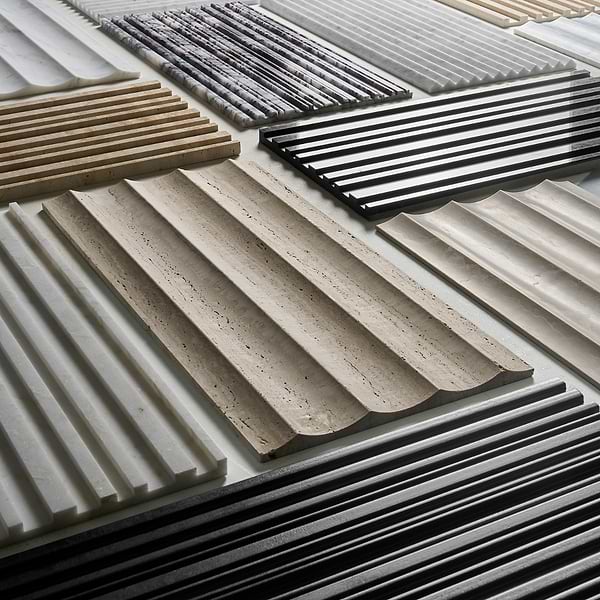 Stonework Peak Carrara White 12x24 3D Satin Marble Tile