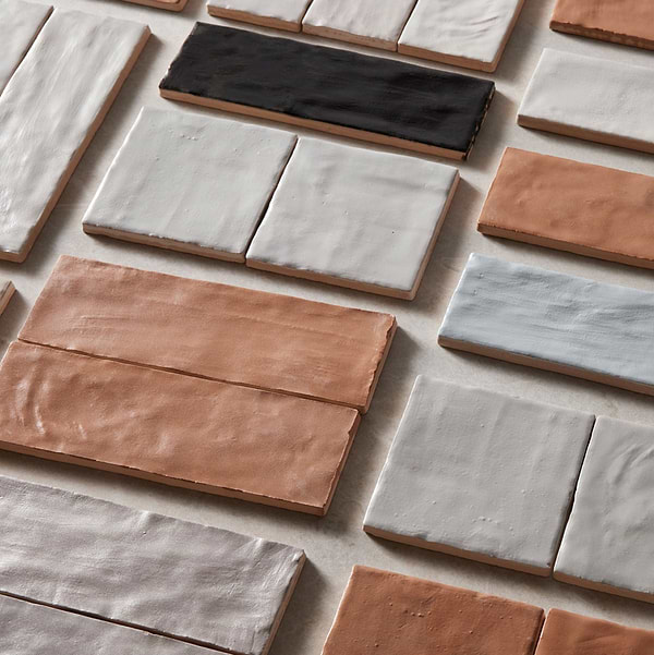 Montauk Sand Dune Beige 4x4 Mixed Finish Ceramic Tile in Cream, View 12, open zoomed image