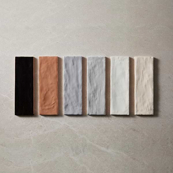 Montauk Fog 2x8 Gray Mixed Finish Ceramic Tile