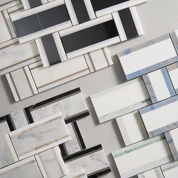 Esplanade Asian Statuary Polished Marble Mosaic Tile