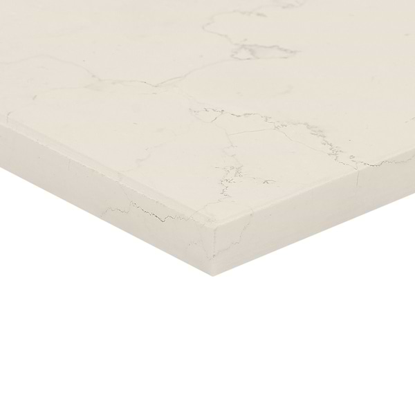 Bianco Perlino 4x4 Brushed Marble Tile