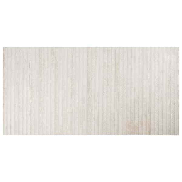 Kenridge Ribbon White 24x48 Wood Look Matte Fluted Porcelain Tile