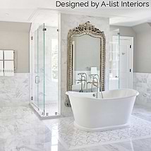 Asian Statuary White 6x12 Polished Marble Subway Tile