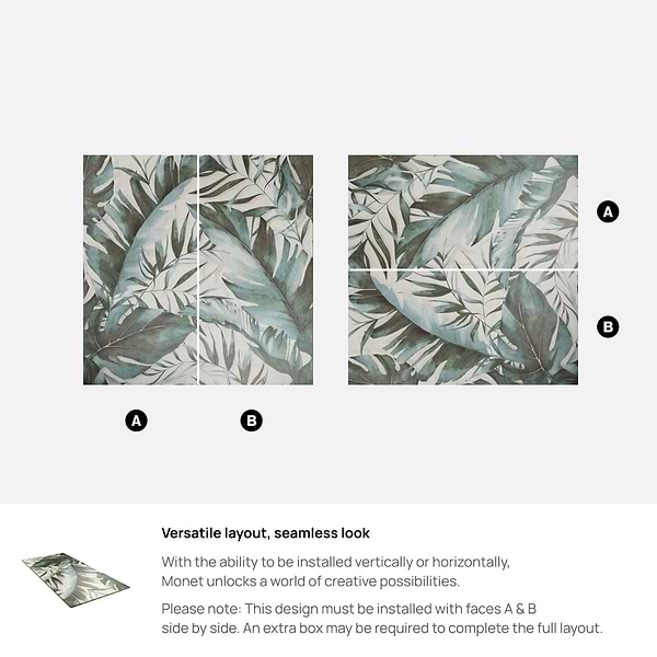 Monet Savage 24x48 Artisan Decor Porcelain Tile