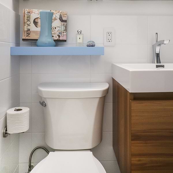 Basic White 8x16 Polished Ceramic Subway Wall Tile