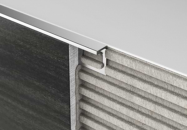 Essential Dark Bronze Brown 10mm L-Shape Aluminum Tile Edging Trim