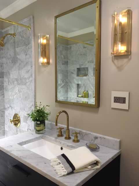 Sample-Bianco Carrara 6x18 Honed Marble Tile