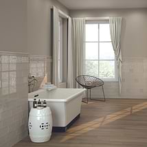 Santa Monica Ivory 4x12 Polished Ceramic Tile