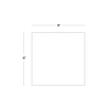 Angela Harris Mediterra Terra Cream 8x8 Matte Porcelain Tile
