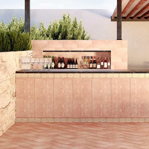 Burgos Terracotta Brick 7x14 Matte Porcelain Tile