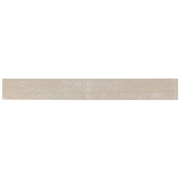 Basic Cement Silver 3x24 Porcelain Bullnose