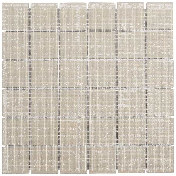 Holland Ash Light Beige 2x2 Matte Porcelain Mosaic Tile