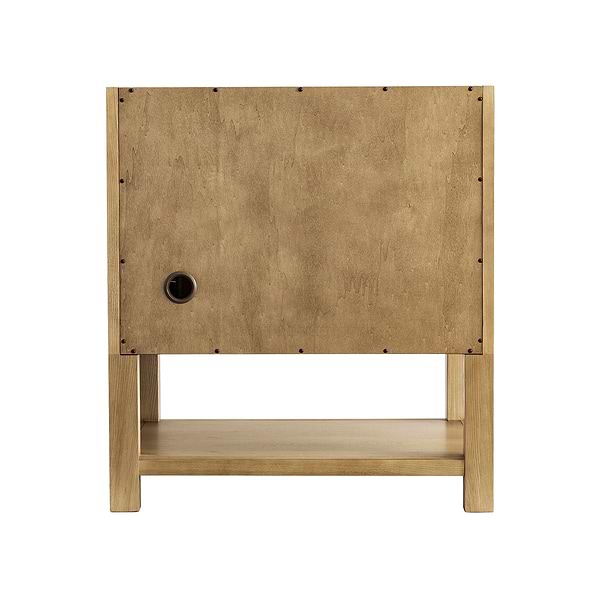 James Martin Vanities Breckenridge Light Natural Oak 30" Single Vanity with White Zeus Quartz Top
