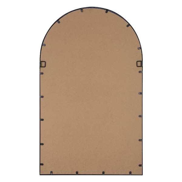 Simpla Horizon Black 24x39" Arched Mirror