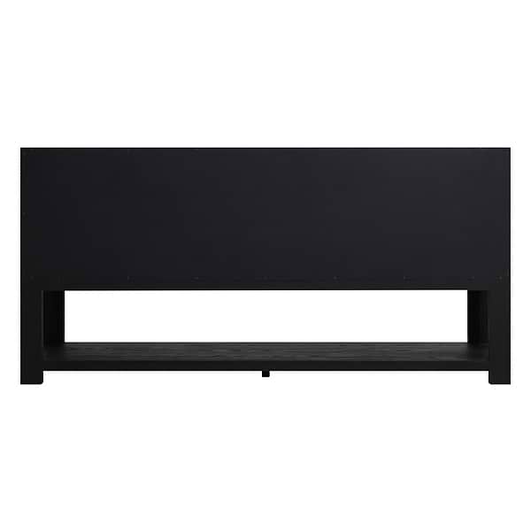 James Martin Vanities Lucian Carbon Oak 72" Double Vanity with White Zeus Quartz Top