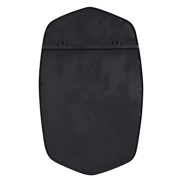 Ayelet Matte Black 22x36" Geometric Mirror