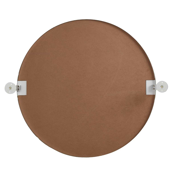 Liora Silver 24" Round Tilt Mirror