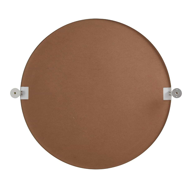 Liora Silver 30" Round Tilt Mirror