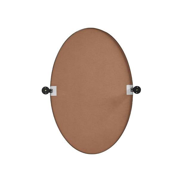 Liora Matte Black 21x32" Oval Tilt Mirror