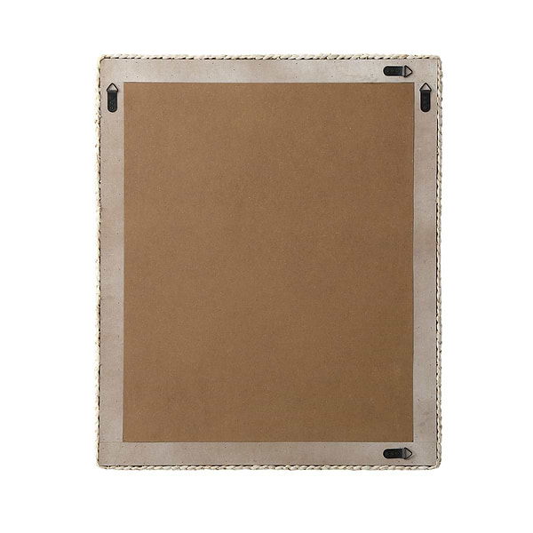 Marlis Ivory Corn Husk 30x36" Rectangle Mirror