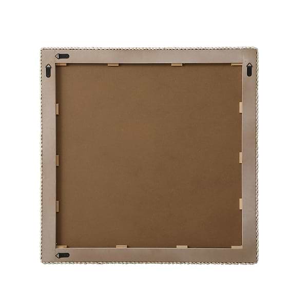 Marlis Ivory Corn Husk 40x40" Square Mirror