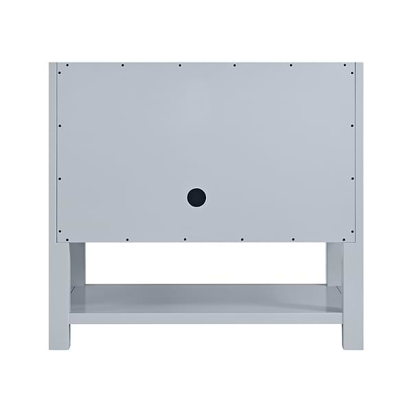 James Martin Vanities Breckenridge Serenity Blue 36" Single Vanity with Carrara Marble Top