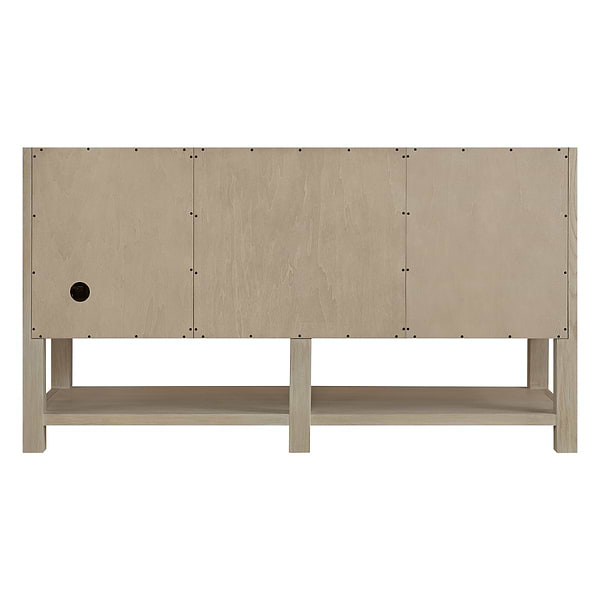James Martin Vanities Breckenridge Whitewashed Oak 60" Double Vanity with Carrara Marble Top