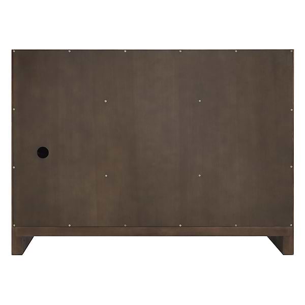 James Martin Vanities Gracyn Natural Ash 48" Single Vanity with White Zeus Quartz Top