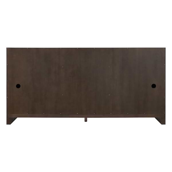 James Martin Vanities Gracyn Natural Ash 72" Double Vanity with White Zeus Quartz Top