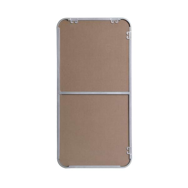 Netta Silver Metal 18x36  Mirror