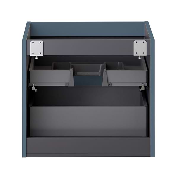 Prima Denim Blue 24" Single Vanity with Integrated Solid Surface Top