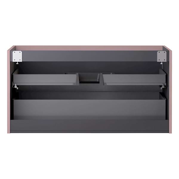 Prima Rose Pink 42" Single Vanity with Integrated Solid Surface Top
