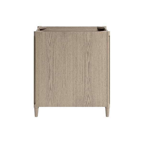 Ashford Greige Ash 30" Single Vanity with White Quartz Top by TileBar Studio Vanities, View 10, open zoomed image