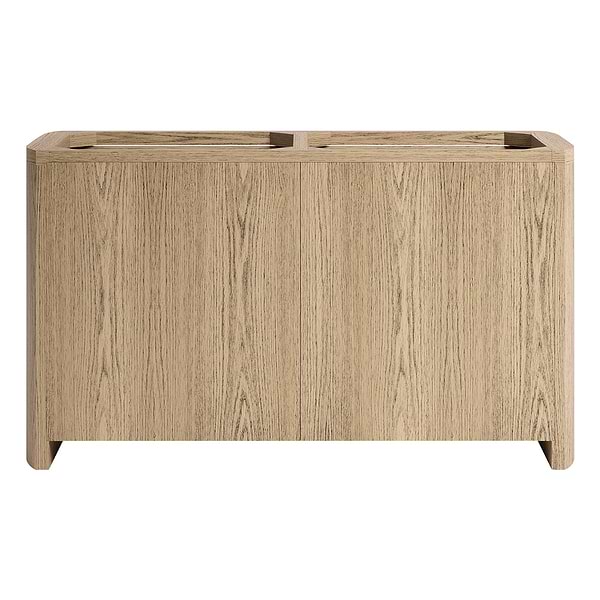 TileBar Studio Vanities Callum Natural Ash 60" Double Vanity without Top