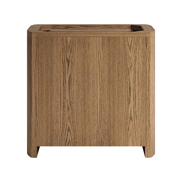 Callum Natural Ash 36" Single Vanity with Carrara Marble Top by TileBar Studio Vanities, View 10, open zoomed image
