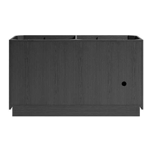 TileBar Studio Vanities Corbin Ebony Oak 60" Double Vanity with Carrara Marble Top