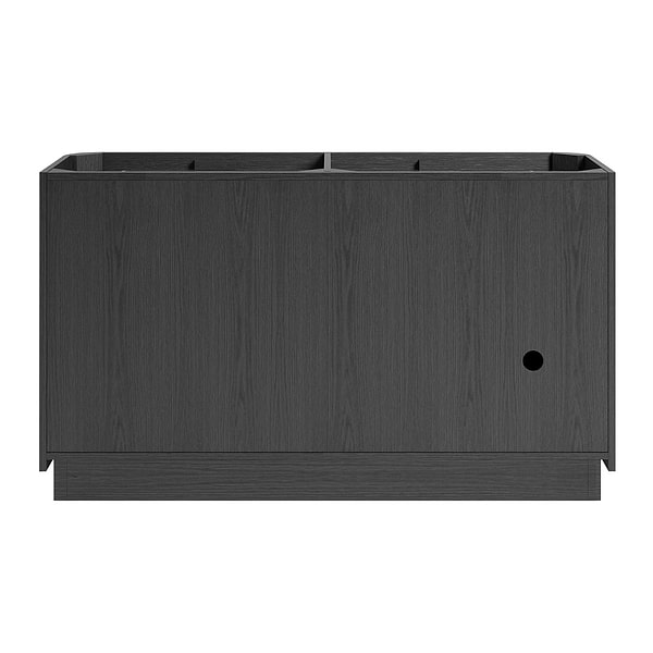 TileBar Studio Vanities Corbin Ebony Oak 60" Double Vanity with White Quartz Top