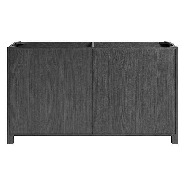 Dalton Ebony Oak 60" Double Vanity without Top by TileBar Studio Vanities, View 8, open zoomed image