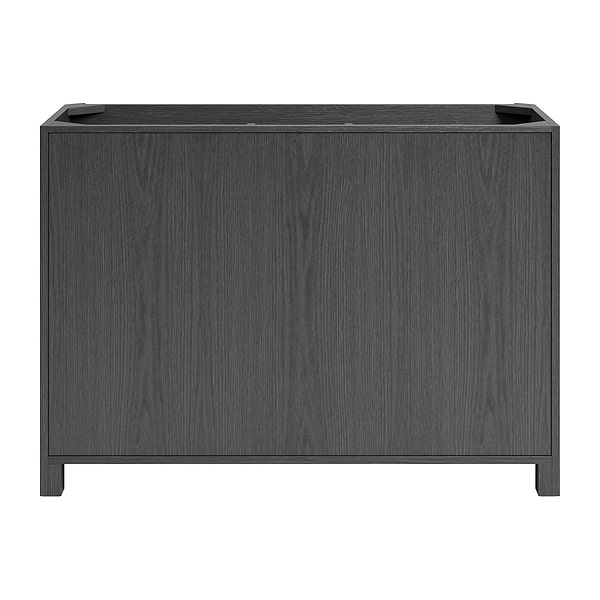 Dalton Ebony Oak 48" Single Vanity with Romano Travertine Top by TileBar Studio Vanities, View 9, open zoomed image