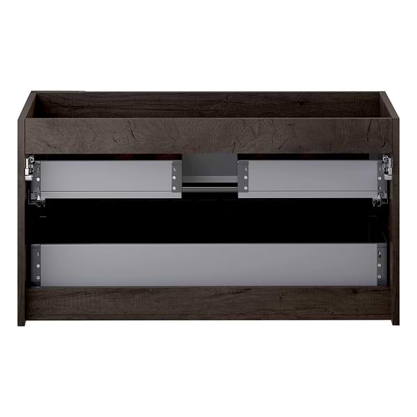 Duo Weathered Oak 40" Single Vanity without Top