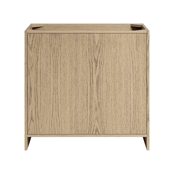 TileBar Studio Vanities Edison Medium Ash 36" Single Vanity without Top