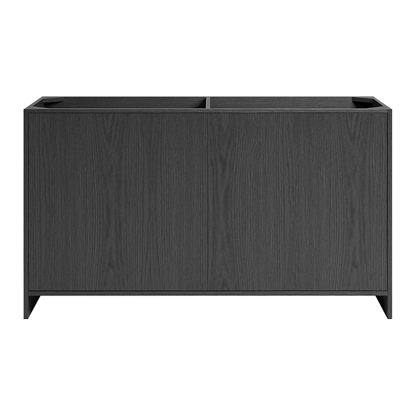 TileBar Studio Vanities Edison Ebony Oak 60" Double Vanity without Top