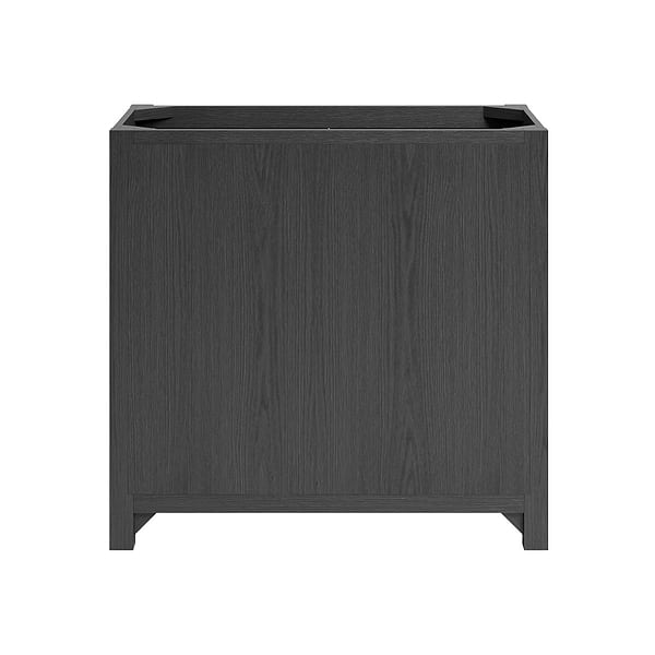 Emett Ebony Oak 36" Single Vanity with White Quartz Top by TileBar Studio Vanities, View 10, open zoomed image