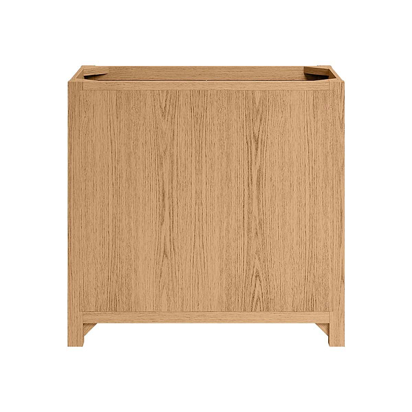 Emett Medium Ash 36" Single Vanity with White Quartz Top by TileBar Studio Vanities, View 10, open zoomed image