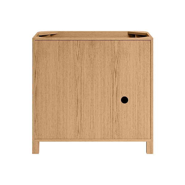 Harper Medium Ash 36" Single Vanity without Top by TileBar Studio Vanities, View 9, open zoomed image