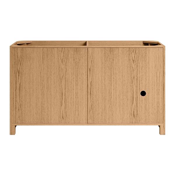Harper Medium Ash 60" Double Vanity with White Quartz Top by TileBar Studio Vanities, View 9, open zoomed image