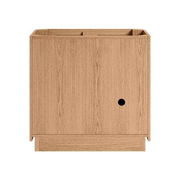Corbin Medium Ash 36" Single Vanity without Top by TileBar Studio Vanities, View 11, open zoomed image