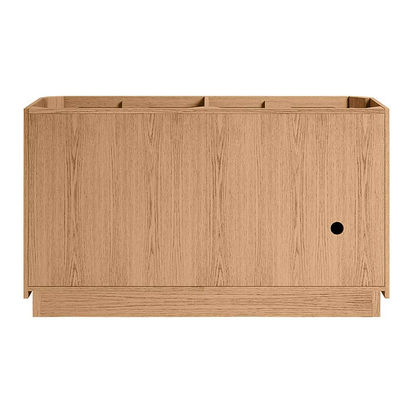 Corbin Medium Ash 60" Double Vanity without Top by TileBar Studio Vanities, View 11, open zoomed image