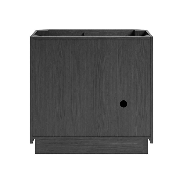 Corbin Ebony Oak 36" Single Vanity without Top by TileBar Studio Vanities; image 11; in Style Ideas Contemporary, Modern, Transitional; released 2026; new, trends